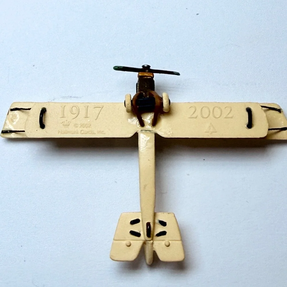 Hallmark Keepsake 2002 1917 Curtiss JN-4D Jenny Miniature Airplane Ornament 2nd